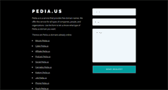 Desktop Screenshot of pedia.us